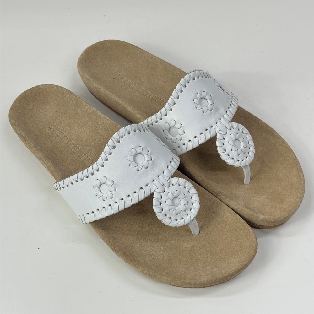 New Jack Rogers Comfort Sandal in White Size 9.5
